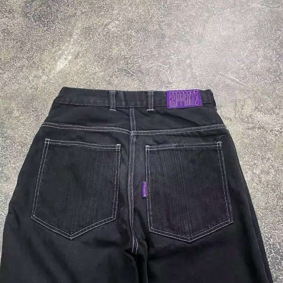 Streetwear Jeans Y2K Gothic Hip Hop fit - Picture 2 of 4